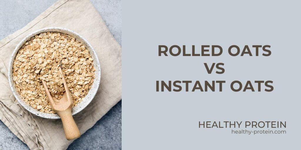 Difference Between Rolled Oats and Instant Oats