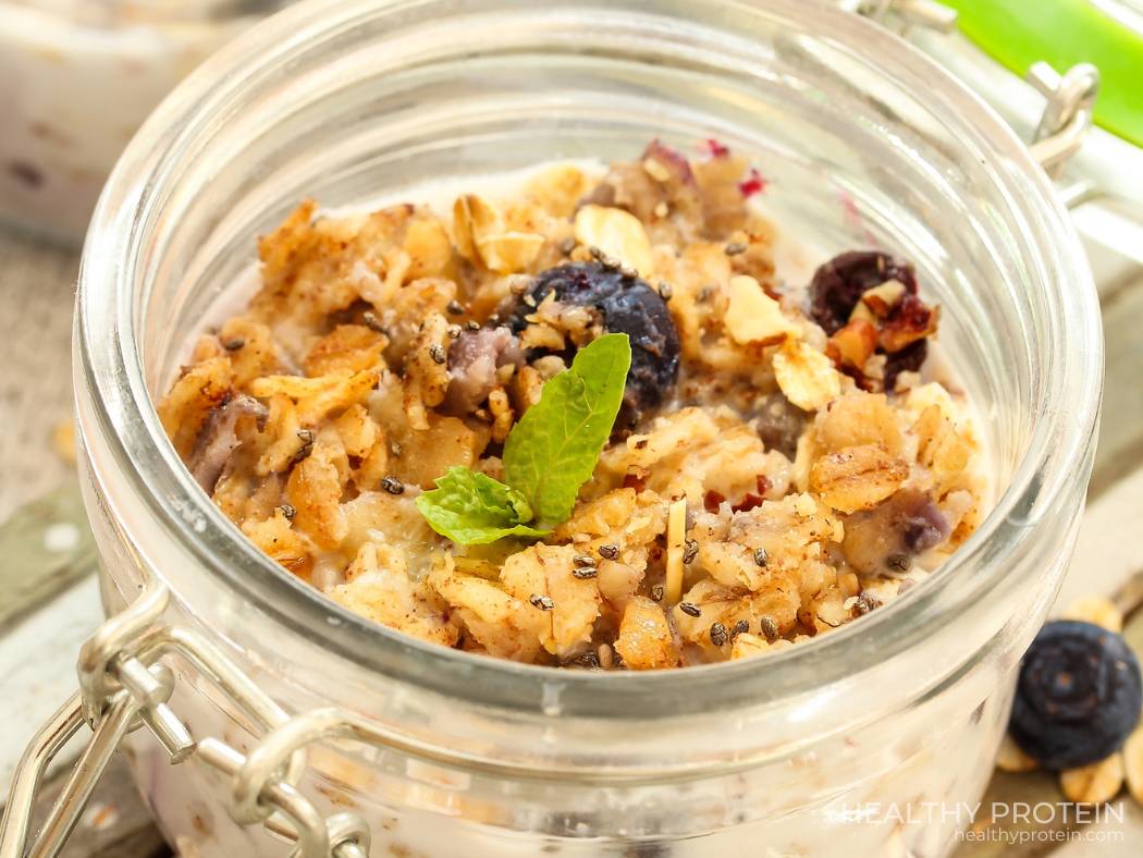 peanut butter overnight oats