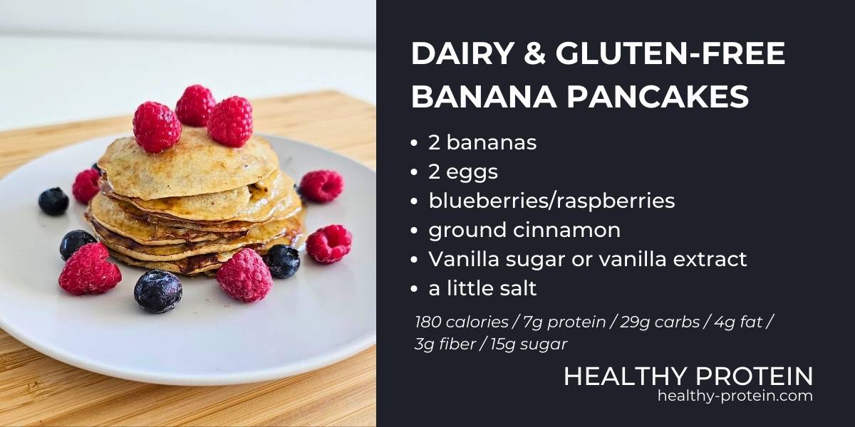 Banana Pancakes (Dairy and Gluten-Free) recipe