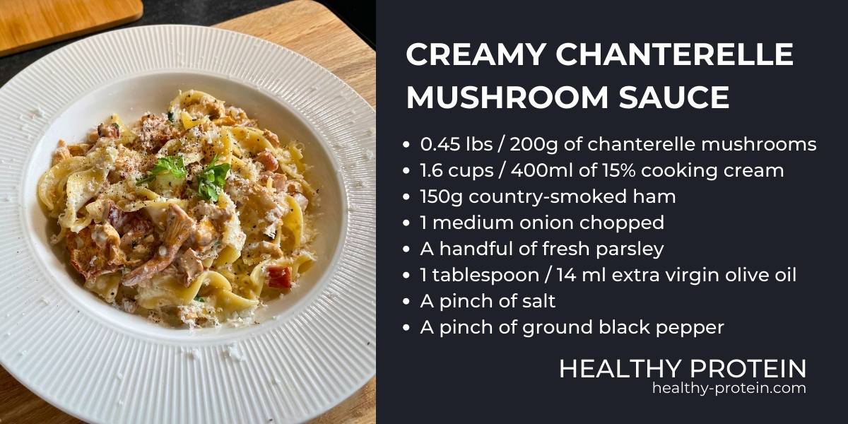 Chanterelle Mushroom recipes - Chanterelle Mushroom Sauce Recipe For Pasta or Potatoes