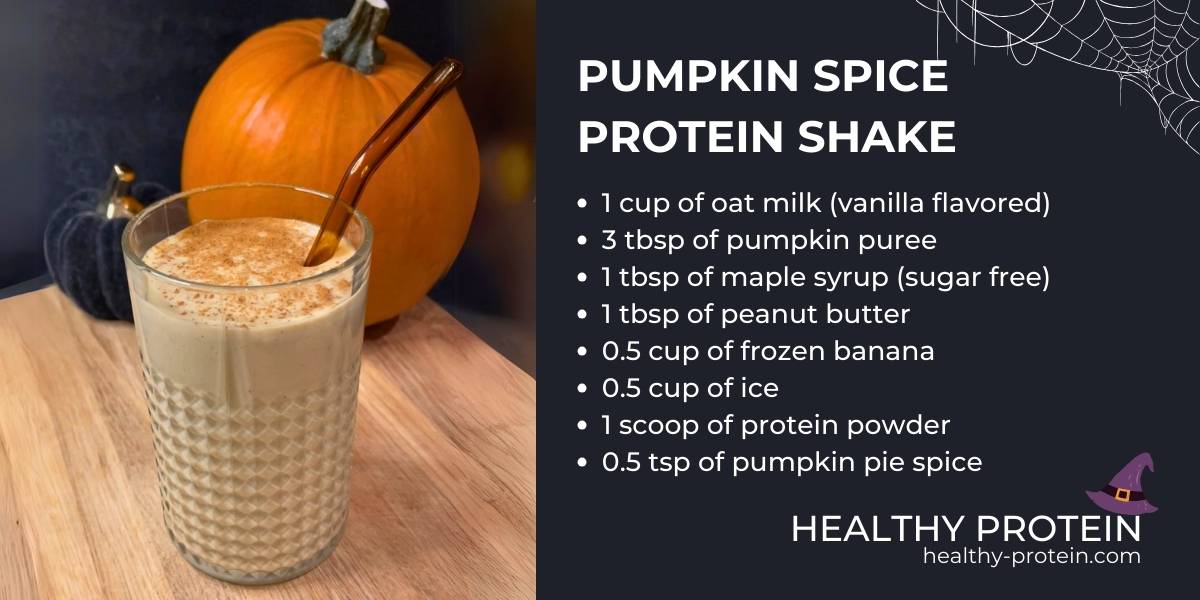 Pumpkin Spice Protein Shake Smoothie recipe