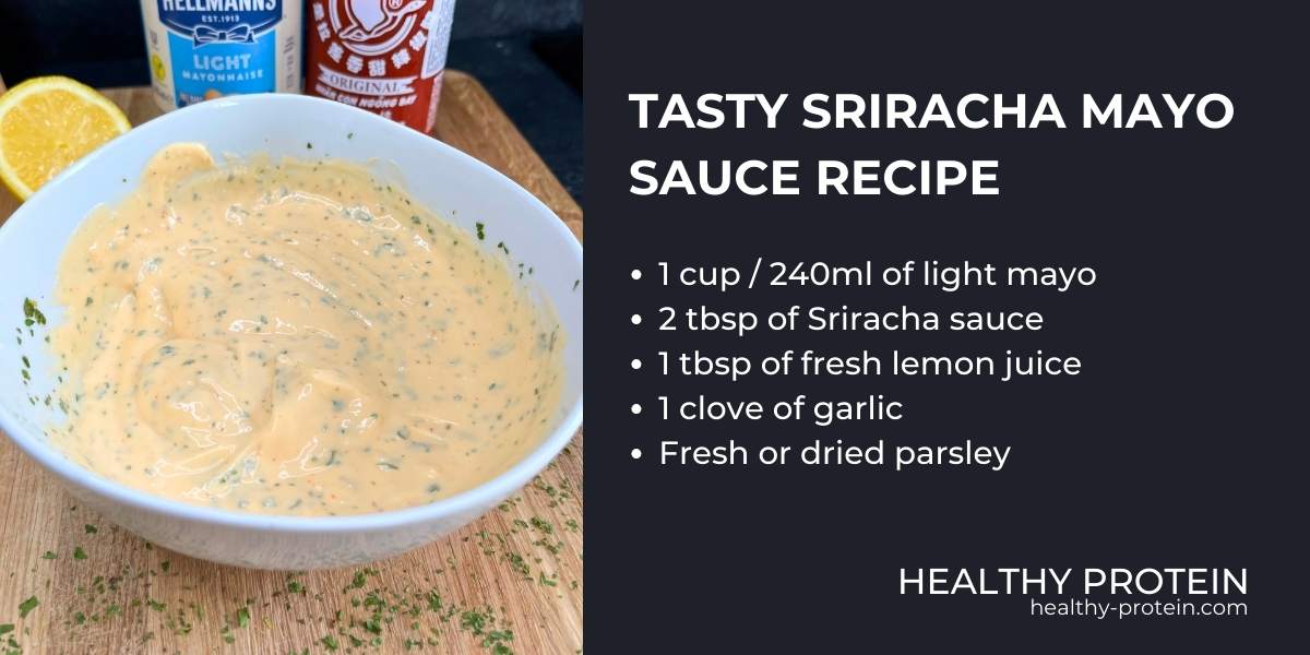 Tasty Sriracha Mayo Recipe - spicy and healthy
