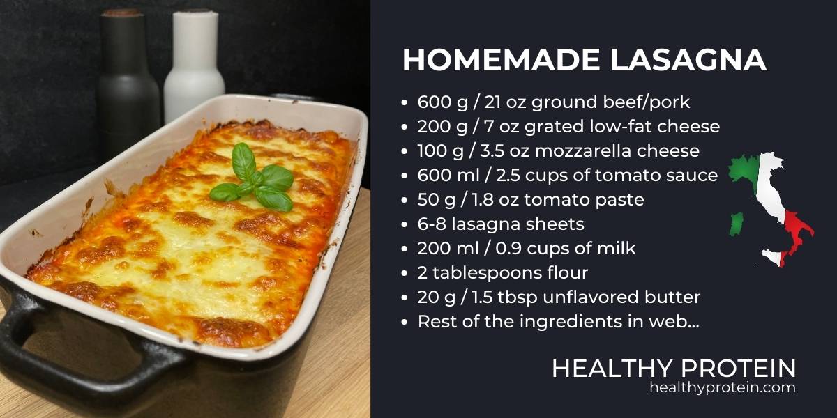 Easy Homemade Lasagna Recipe – Lasagna Meal within 40 minutes