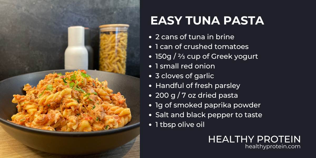 canned tuna pasta recipe