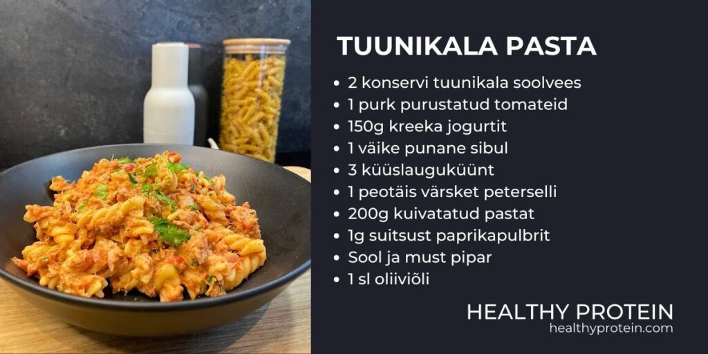 tuunikalapasta retsept