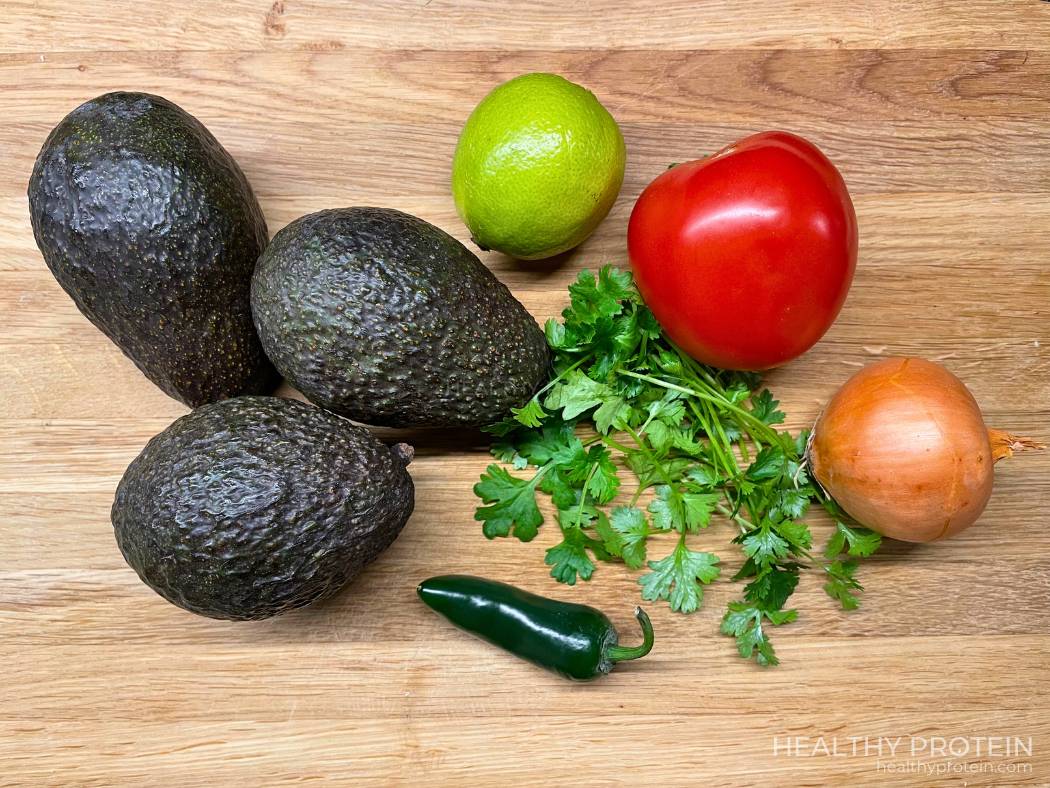 Guacamole Recipe ingredients Mexican Avocado Dip