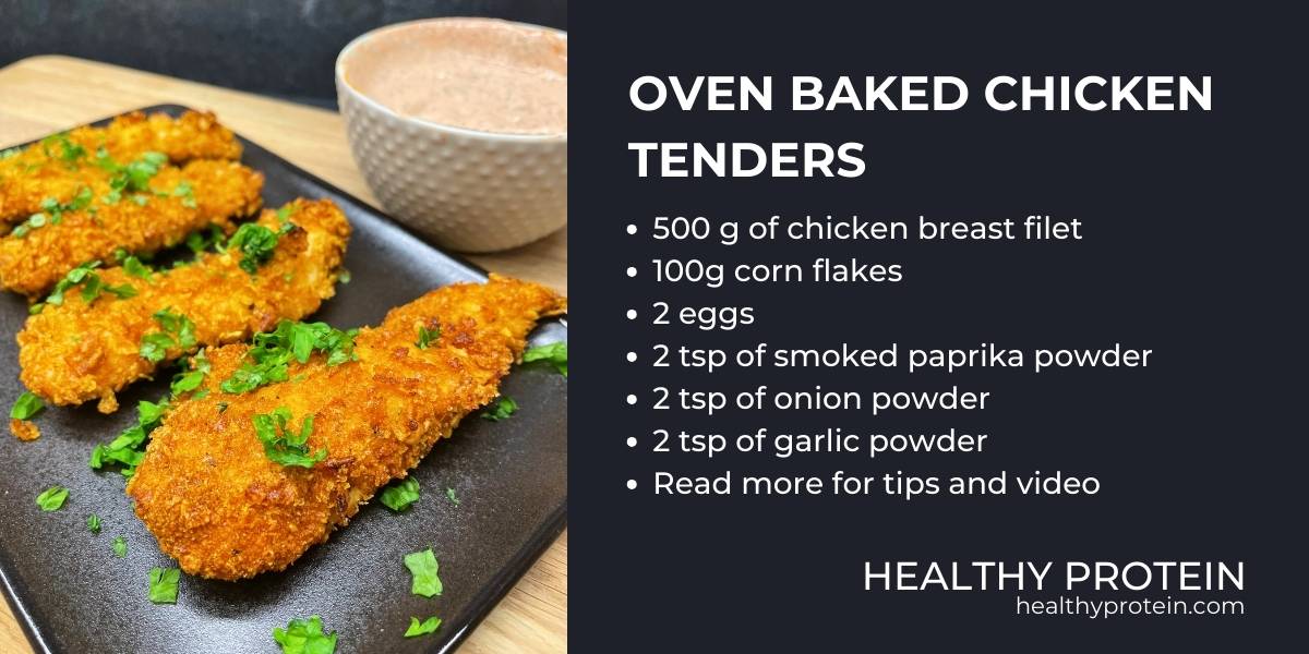 oven baked chicken tenders recipe