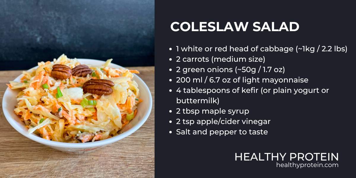 coleslaw salad and dressing recipe