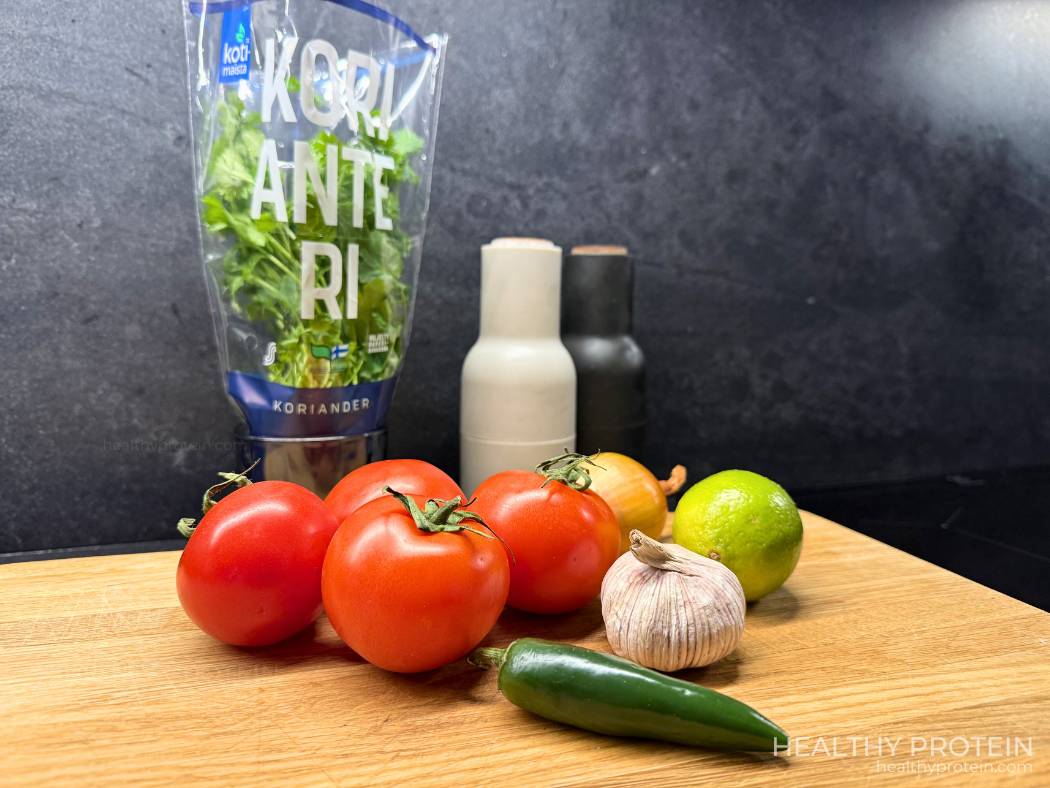 pico de gallo koostisosad